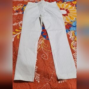 H&M pinstripe dress pants women’s size 10 straight leg